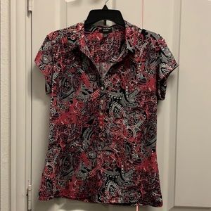 Alfani short sleeve blouse